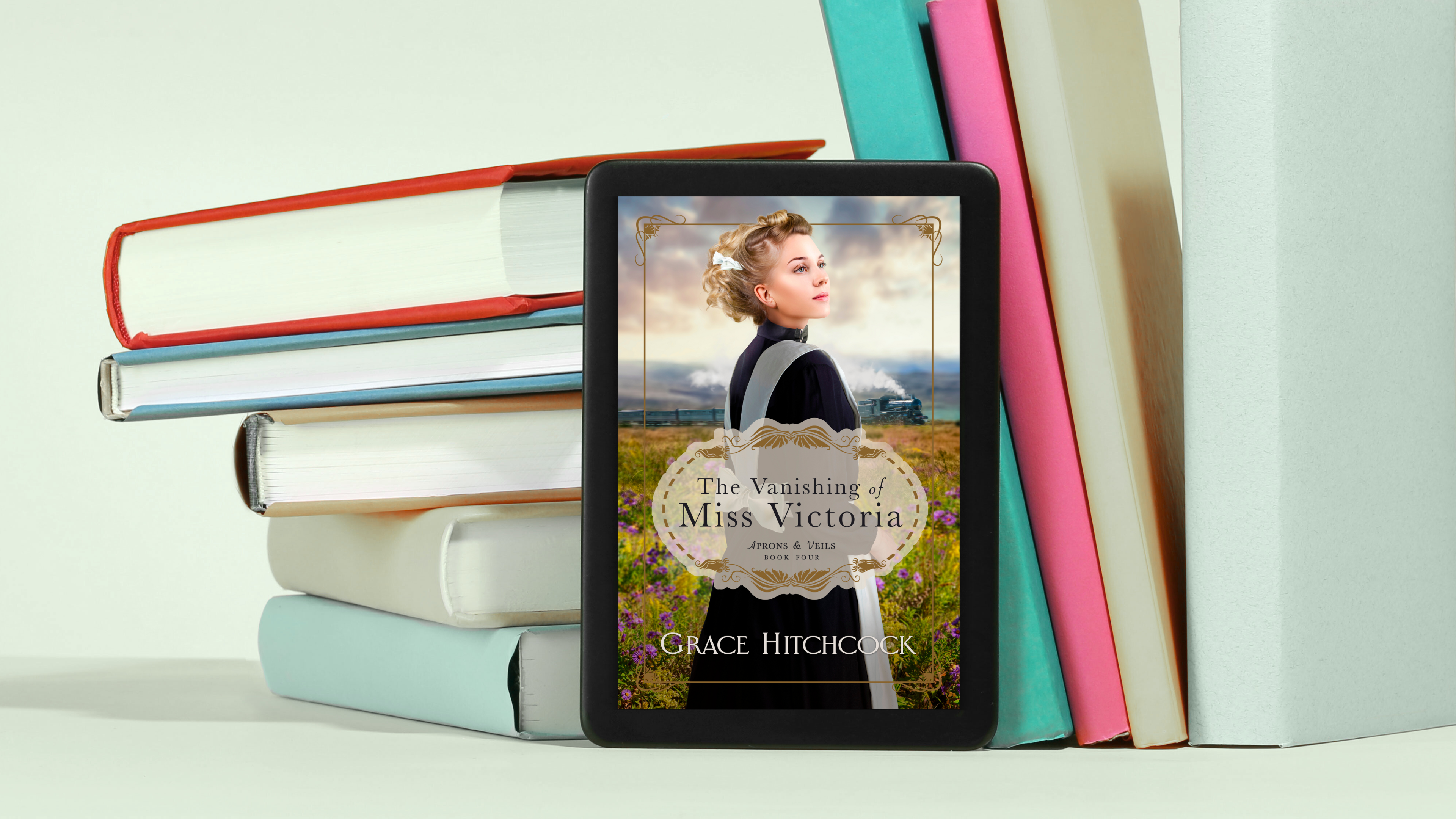 Aprons & Veils #4 The Vanishing of Miss Victoria, An Enemies to Lovers Second Chance Romance by Grace Hitchcock