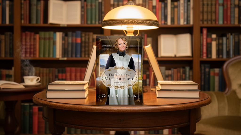 Aprons & Veils #1 The Finding of Miss Fairfield, A Friends to Lovers Runaway Bride RomCom by Grace Hitchcock