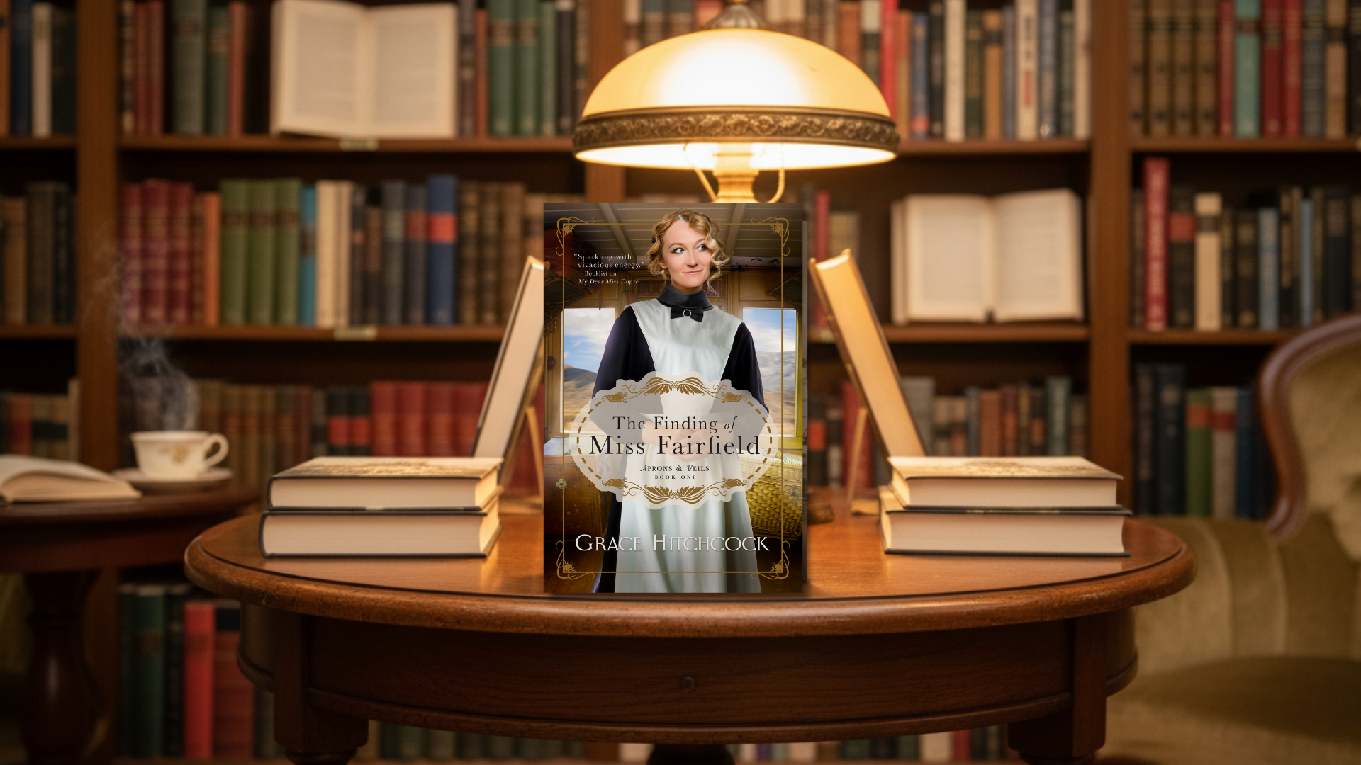 Aprons & Veils #1 The Finding of Miss Fairfield, A Friends to Lovers Runaway Bride RomCom by Grace Hitchcock